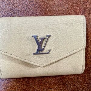 Louis Vuitton Pale Yellow compact leather  Wallet